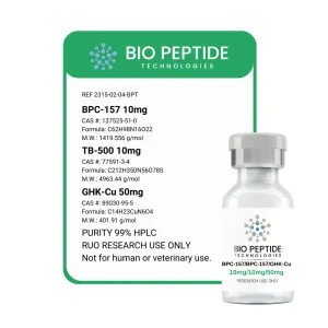 GLOW - BPC 157 (10mg) - TB 500 (10mg) - GHK-Cu (50mg)