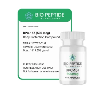Oral BPC-157 500 mcg 60 Capsules